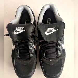 Women's Vintage Nike Air Zoom Baseball Cleats Black Size 9 Sustainable